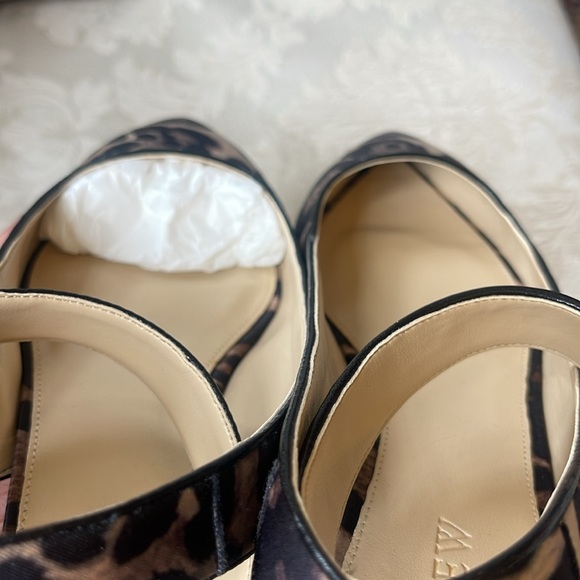 Jcrew animal print flats size 7.5. NEW - Picture 5 of 10